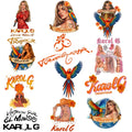 Karol g TROPICOQUETA TOUR paq de 12 DTF ready to press(listos para estampar)